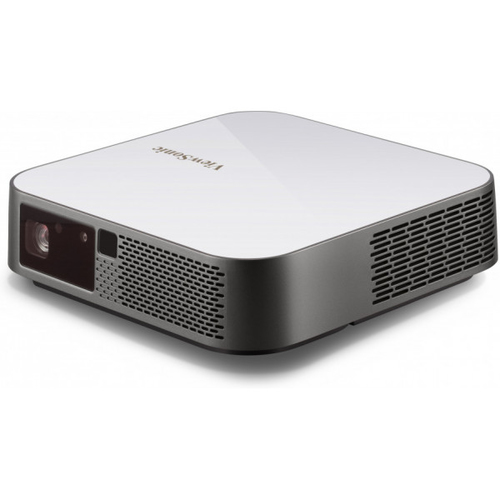 Viewsonic M2e video proyector Proyector de corto alcance 1000 lúmenes ANSI LED 1080p (1920x1080) 3D Gris, Blanco