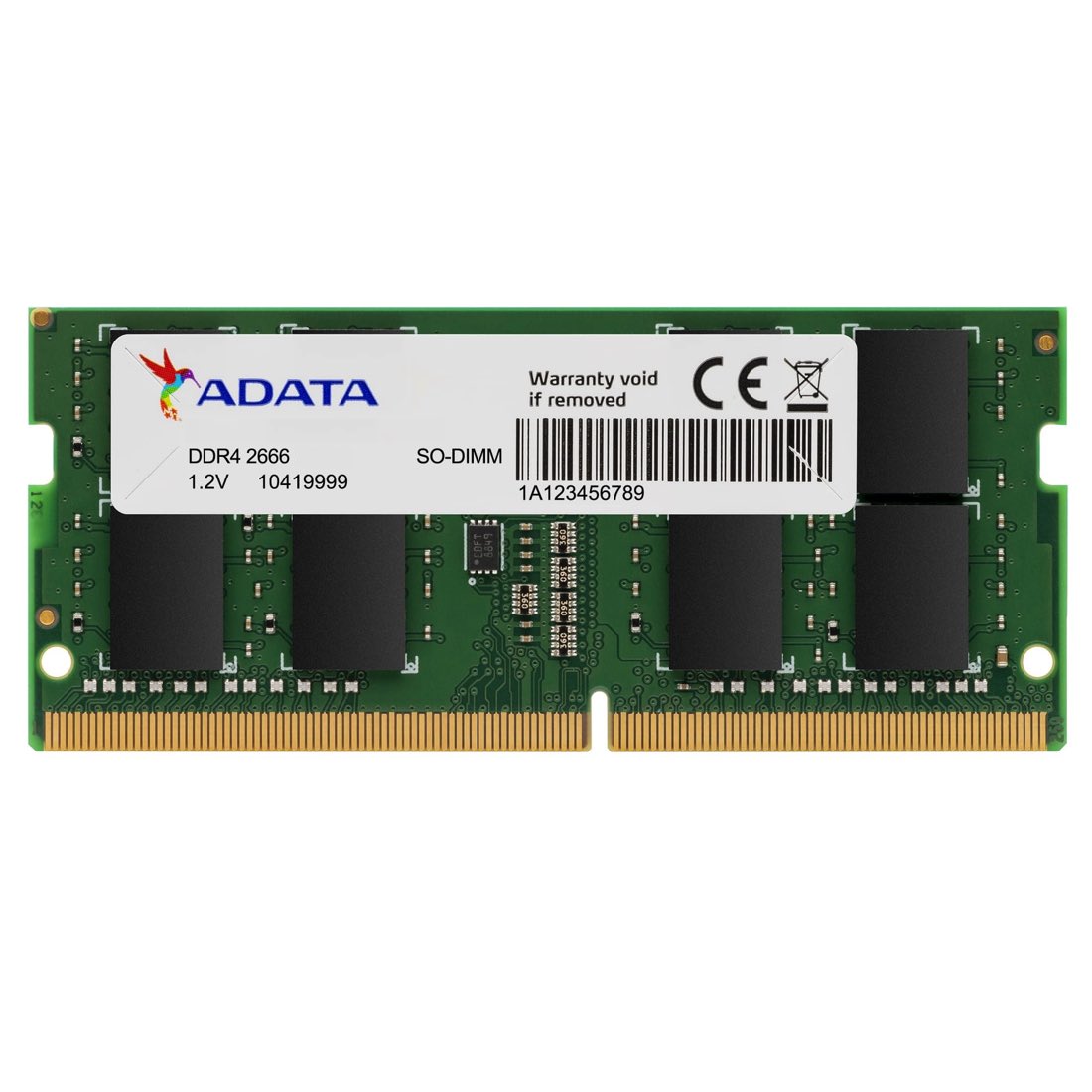 ADATA AD4S266616G19-SGN módulo de memoria 16 GB 1 x 16 GB DDR4 2666 MHz