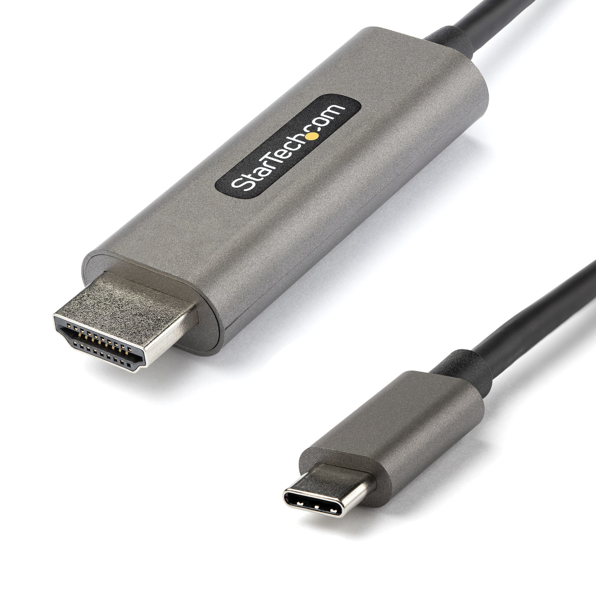 StarTech.com Cable 2m USB C a HDMI 4K de 60Hz con HDR10 - Adaptador de Vídeo USB Tipo C a HDMI 2.0b Ultra HD 4K - Convertidor USBC a HDMI HDR