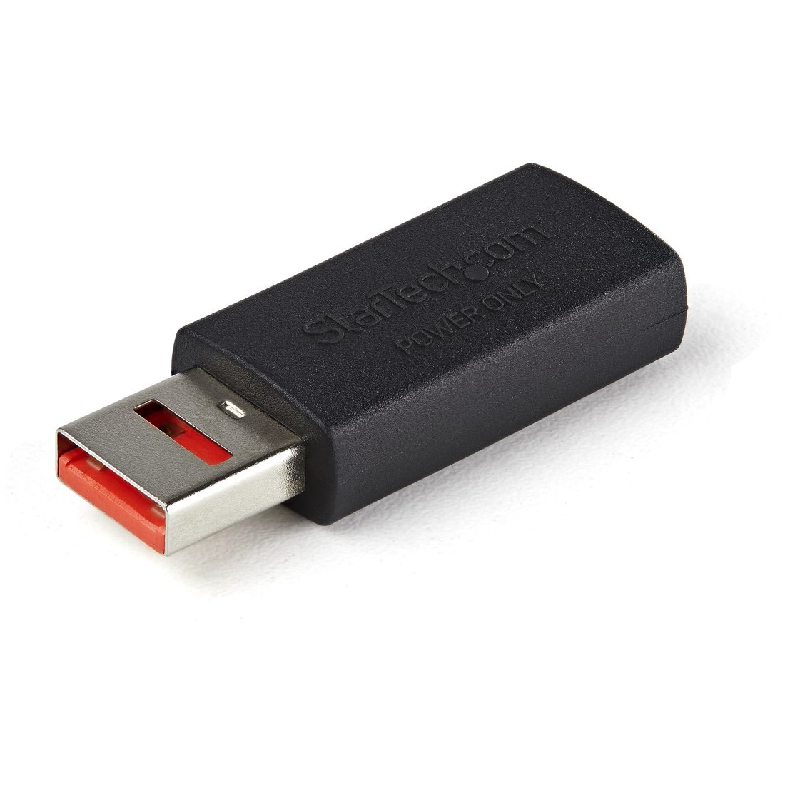 StarTech.com Adaptador Bloqueador USB de Datos – Adaptador USB Macho a Hembra de Carga Solamente – Sin Datos