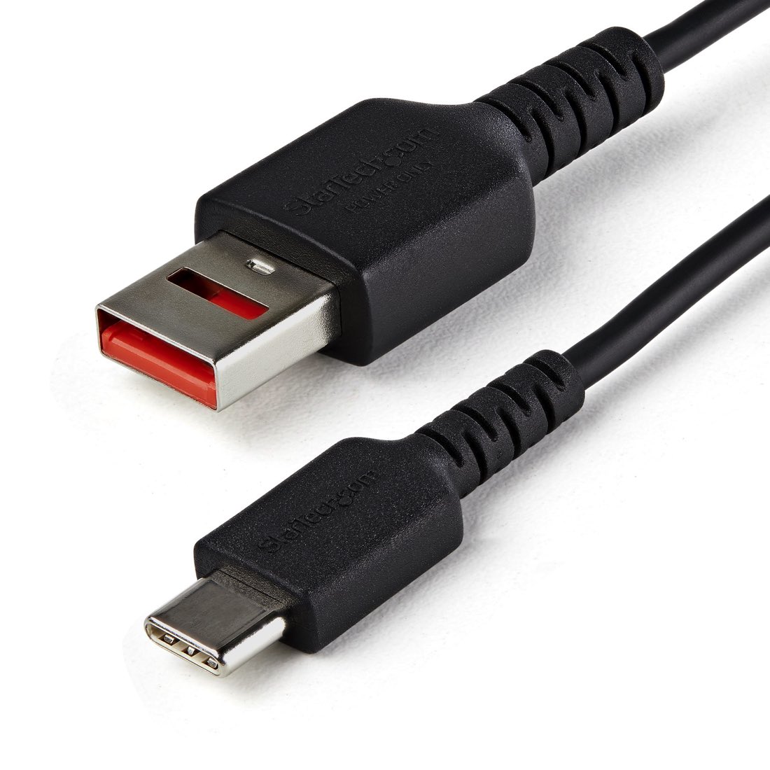 StarTech.com Cable de 1m Adaptador Bloqueador USB de Datos – Adaptador USB a USB-C de Carga Segura – USB Tipo C Solo de Carga para Tablet o Teléfono