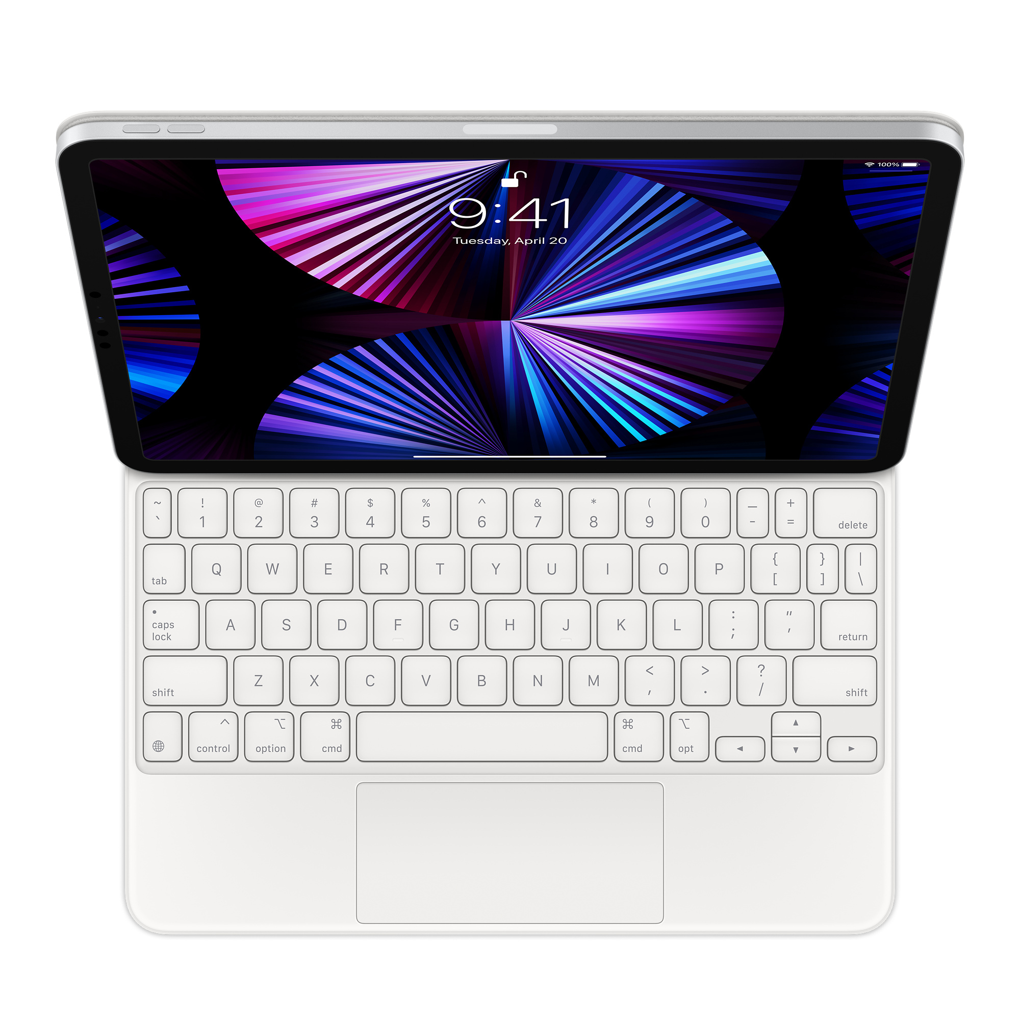 Apple MJQJ3LL/A teclado para móvil Blanco QWERTY Inglés de EE. UU.