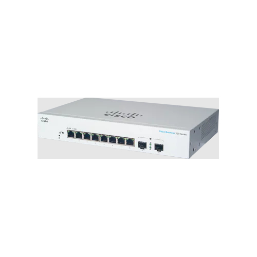 Cisco CBS220-8T-E-2G Gestionado L2 Gigabit Ethernet (10/100/1000) 1U Blanco