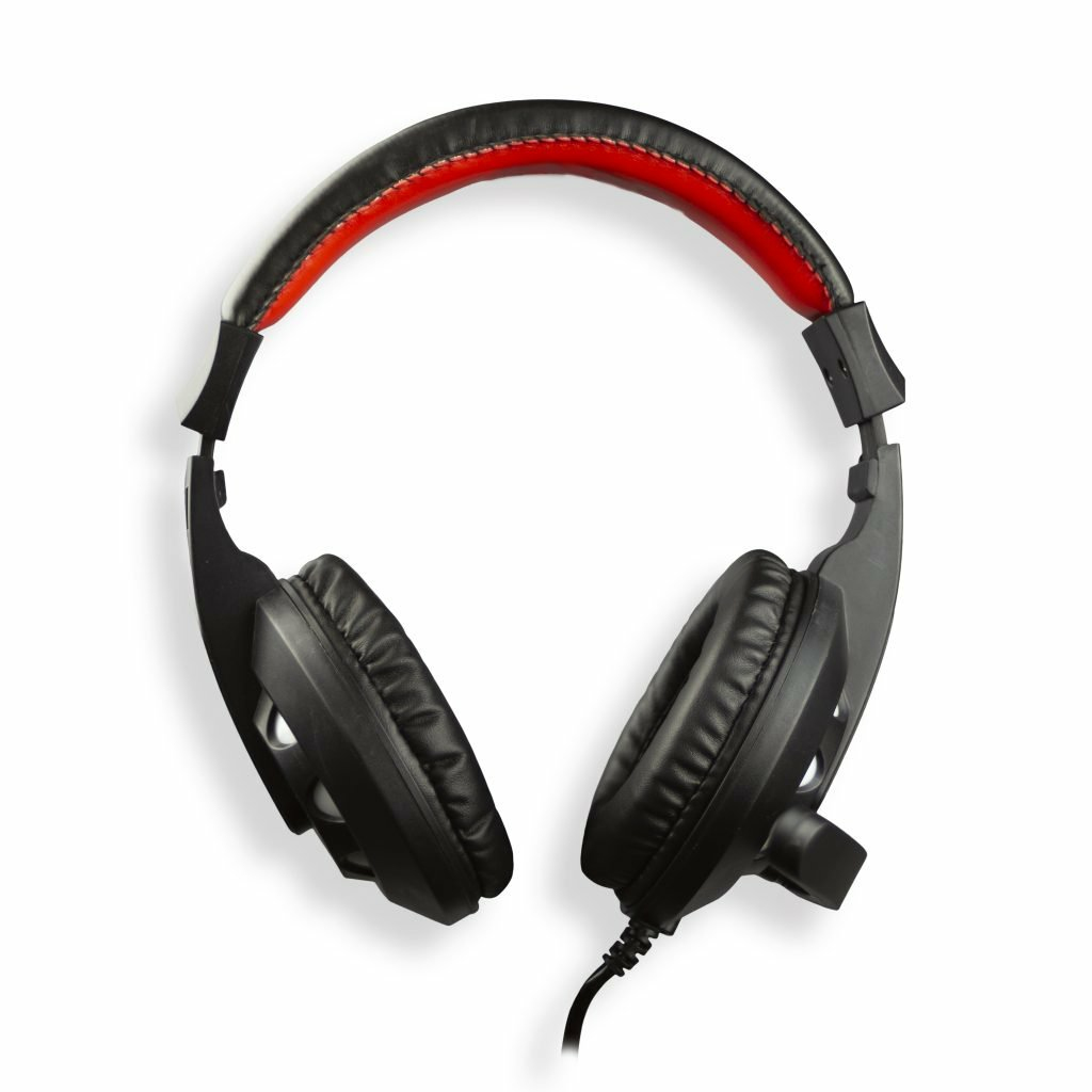 Stylos Headset Gamer Auriculares Diadema Conector de 3,5 mm Negro, Rojo