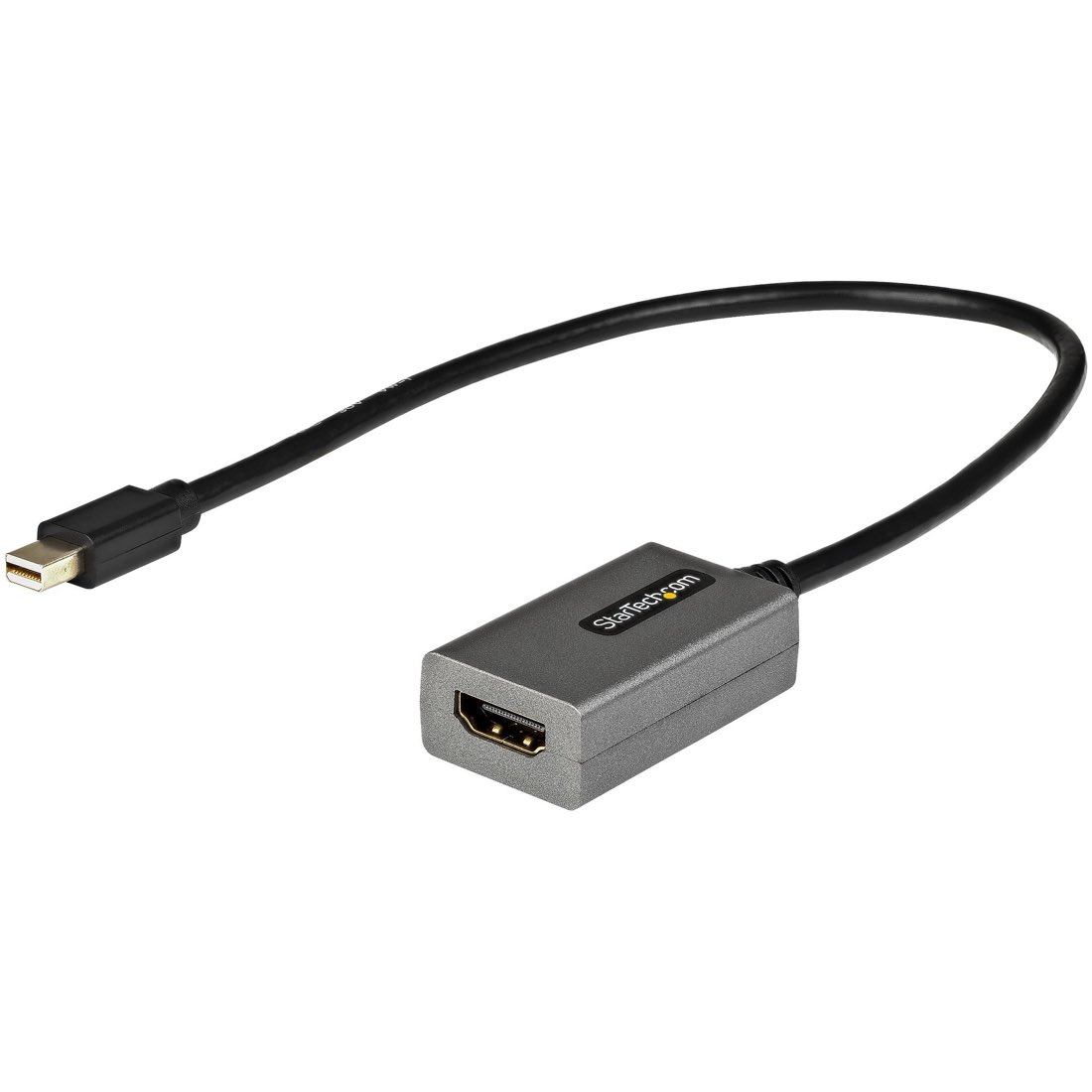 StarTech.com Adaptador Mini DisplayPort a HDMI - Tipo Llave - Conversor Mini DisplayPort 1.2 a HDMI 1080p - Convertidor de Vídeo Tipo Dongle mDP