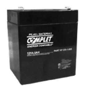 Complet CEL-1-009 batería recargable industrial 4500 mAh 12 V
