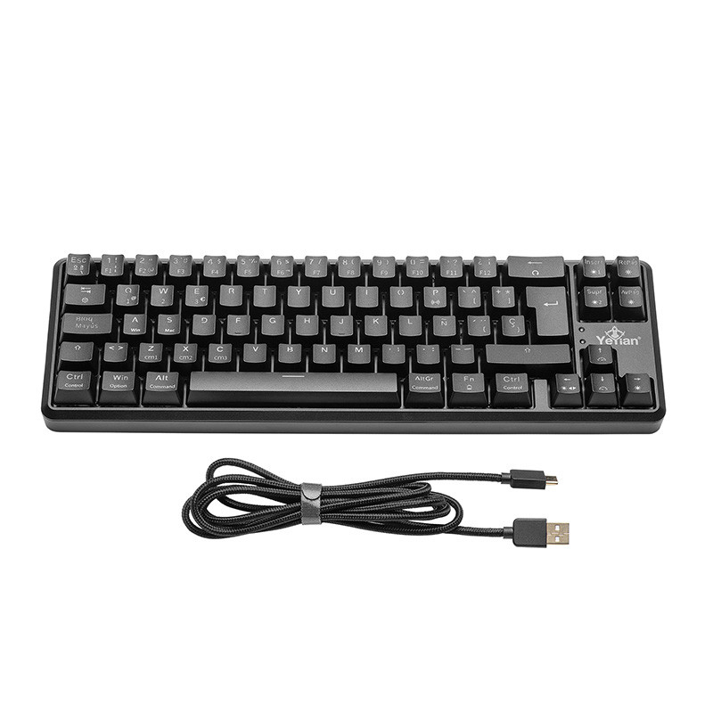 Yeyian YTM-28209R teclado USB QWERTY Negro