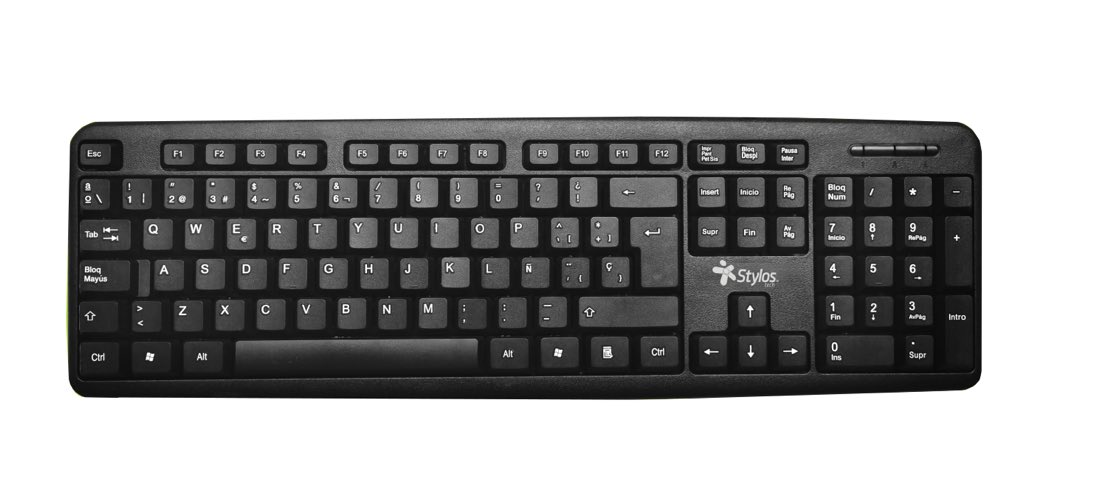 Stylos STPTEC5B teclado USB Español Negro