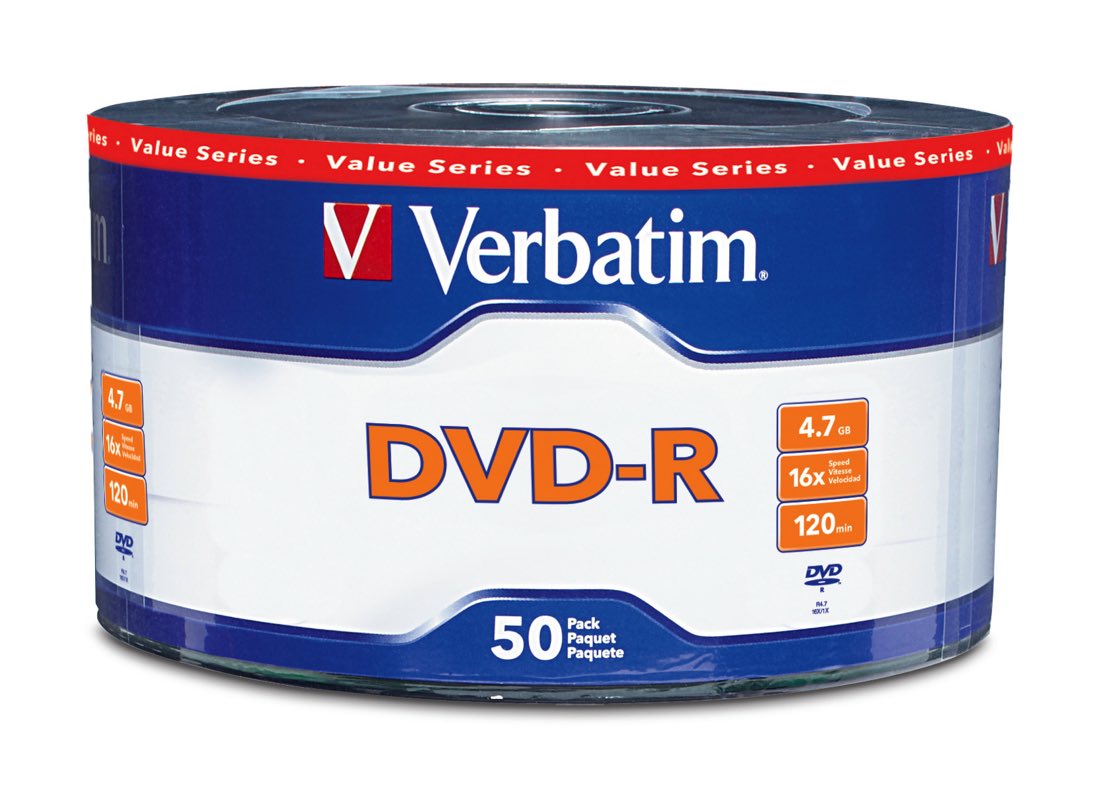 Verbatim DVD-R 16x 4,7 GB 50 pieza(s)