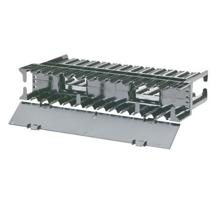 PANDUIT  Organizador de Cables Horizontal NetManager, Doble (Frontal y Posterior), Para Rack de 19in, 2UR