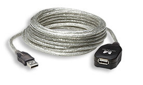 Manhattan 519779 cable USB 5 m USB 2.0 USB A Plata