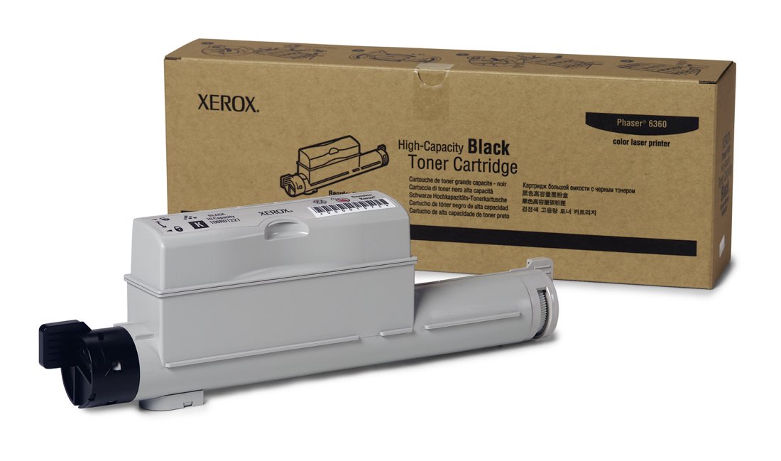 Xerox Cartucho de Tóner Negro de Alta Capacidad, Phaser 6360