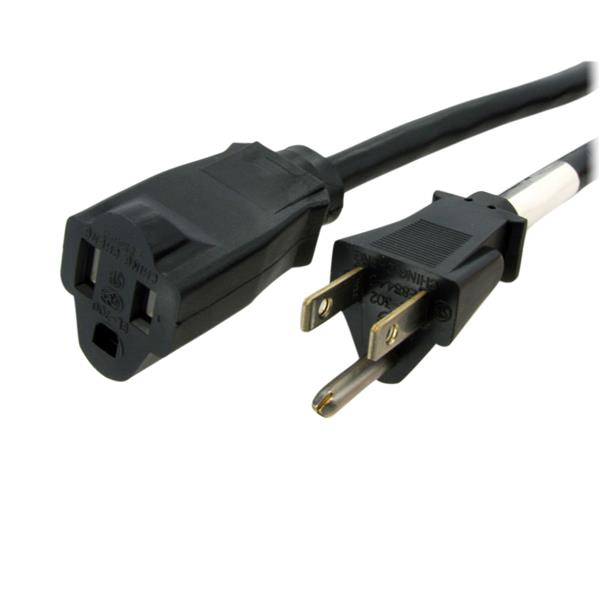 StarTech.com PAC101146 cable de transmisión Negro 1,83 m NEMA 5-15P NEMA 5-15R