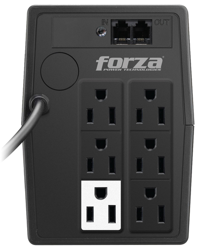 Forza Power Technologies NT-751 sistema de alimentación ininterrumpida (UPS) 0.75 kVA 375 W 6 salidas AC