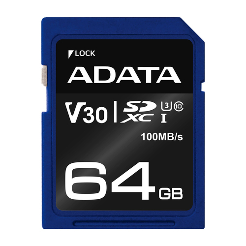 ADATA ASDX64GUI3V30S-R memoria flash 64 GB SDXC UHS-I Clase 10