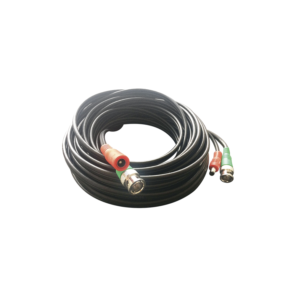 Epcom  Cable coaxial ( BNC RG59 ) + Alimentación / SIAMÉS / 10 Metros / 100 % COBRE / Para Cámaras 4K  / Uso interior y exterior
