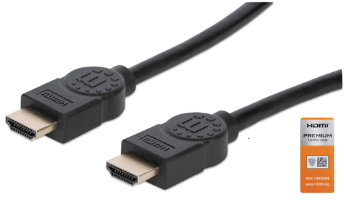 Manhattan 355353 cable HDMI 3 m HDMI Tipo A (Estándar) Negro