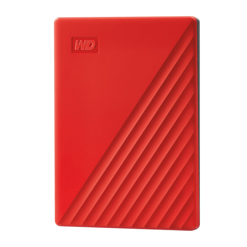 Western Digital My Passport disco duro externo 1000 GB Rojo