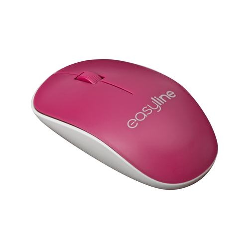Easy Line Mouse EL-995135 - Magenta, USB ratón Ambidiestro Bluetooth Óptico 1000 DPI