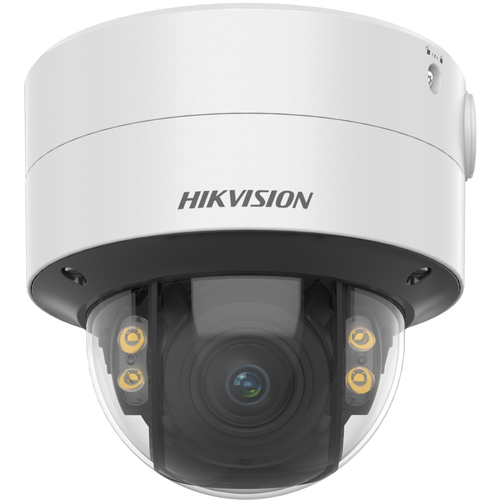 Hikvision  Domo IP 4 Megapixel / Imagen a Color 24/7 / Lente 3.6 - 9 mm / Luz Blanca 40 mts / WDR 130 dB / Exterior IP67 / IK10 / Captura Facial / Videoanaliticos (Filtro de Falsas Alarmas) / MicroSD