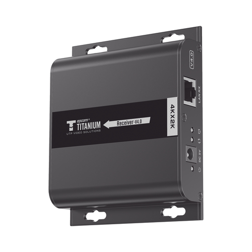 Epcom  Receptor Compatible para Kits TT683-4.0 / Resolución 4K@30Hz / Cat 5e/6 / Distancia de 120 m / Control IR /  Soporta HDbitT/ Compatible con Switch Gigabit.