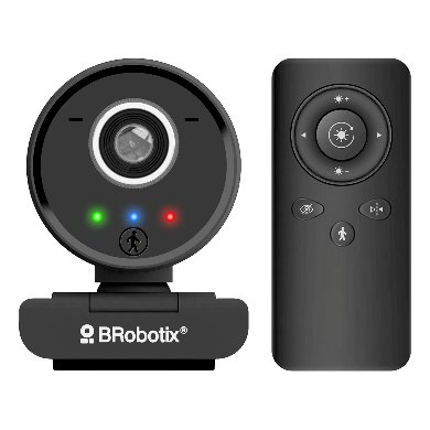 BRobotix 963166 cámara web 1920 x 1080 Pixeles USB 2.0 Negro
