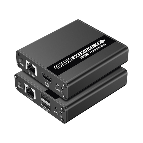 Epcom  Kit extensor KVM (HDMI y USB) hasta 70 metros / Resolución 1080P @ 60 Hz/ Cat 6, 6a y 7 / CERO LATENCIA / HDR / Salida Loop / Uso 24/7 / Salida de audio de 3.5mm / Transmite el Video y Controla tu DVR vía USB a distancia.