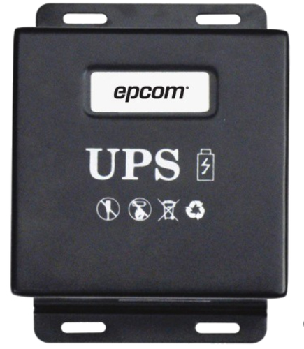 Epcom  Respaldo de energía para dispositivos de videovigilancia móvil epcom