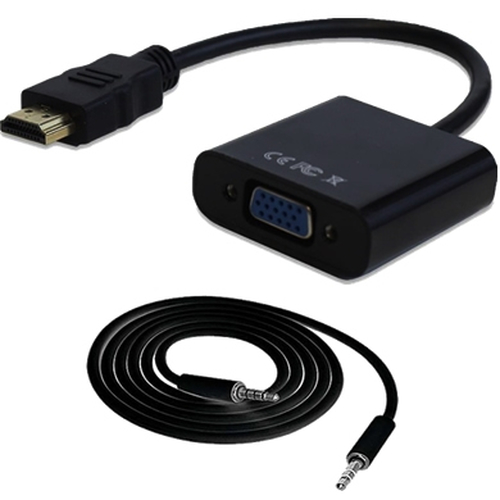 Data Components 110964N adaptador de cable de vídeo HDMI VGA (D-Sub) + 3,5mm Negro