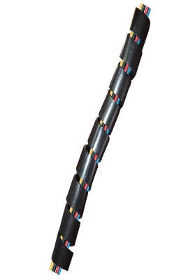 Thorsman  Agrupador de cable negro, 24mm X 10mts (4700-06272)
