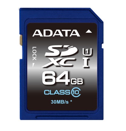 ADATA SDXC 64GB memoria flash UHS Clase 10