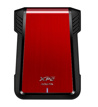 ADATA EX500 Carcasa de disco duro/SSD Negro, Rojo 2.5"