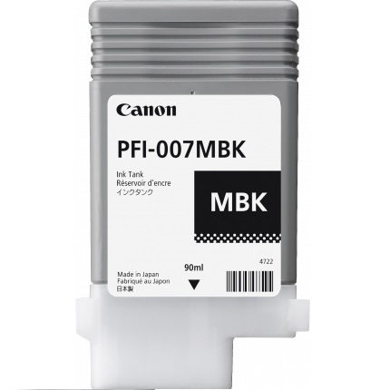Canon PFI-007MBK cartucho de tinta Original Rendimiento estándar Negro