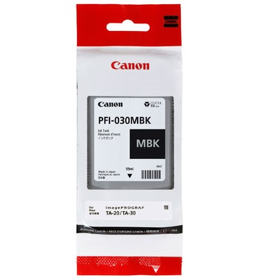 Canon PFI-030 MBK cartucho de tinta 1 pieza(s) Original Negro mate
