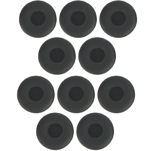 Jabra 14101-46 almohadilla para auricular Cuero Negro 10 pieza(s)