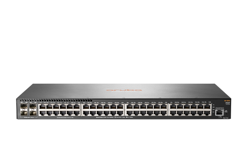 Hewlett Packard Enterprise Aruba 2930F 48G 4SFP+ Gestionado L3 Gigabit Ethernet (10/100/1000) 1U Gris