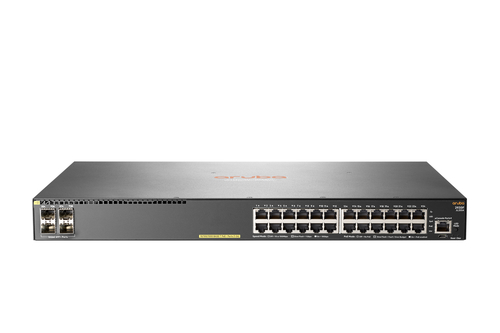 Hewlett Packard Enterprise Aruba 2930F 24G PoE+ 4SFP+ Gestionado L3 Gigabit Ethernet (10/100/1000) Energía sobre Ethernet (PoE) 1U Gris