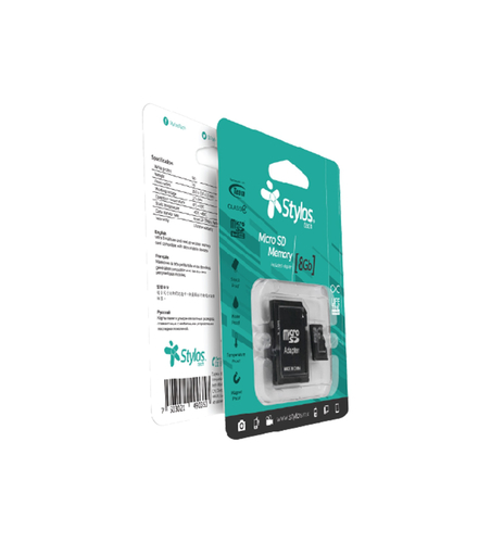 Stylos STMSD81B memoria flash 8 GB MicroSD Clase 4