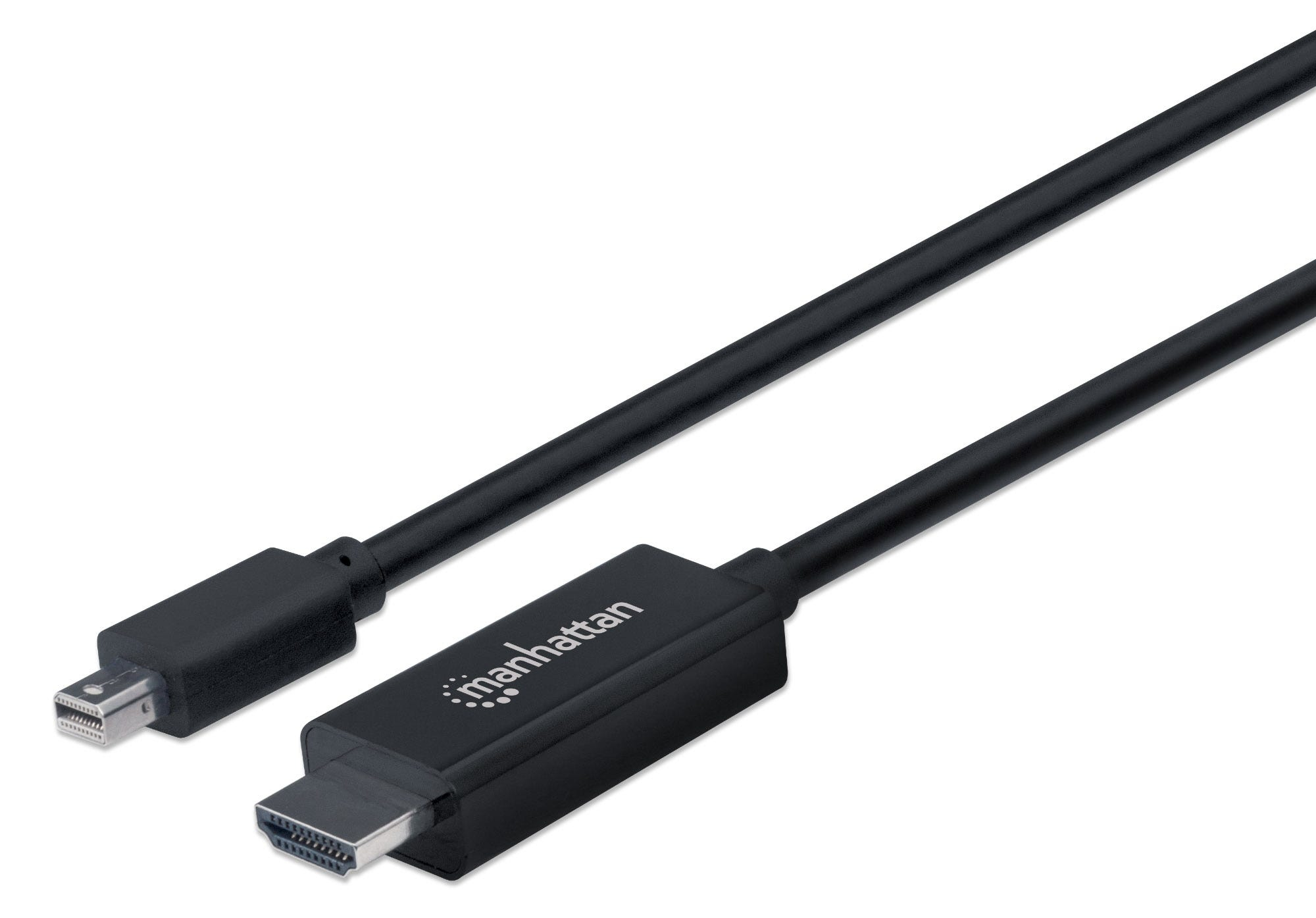 Manhattan 153287 adaptador de cable de vídeo 1,8 m Mini DisplayPort HDMI tipo A (Estándar) Negro