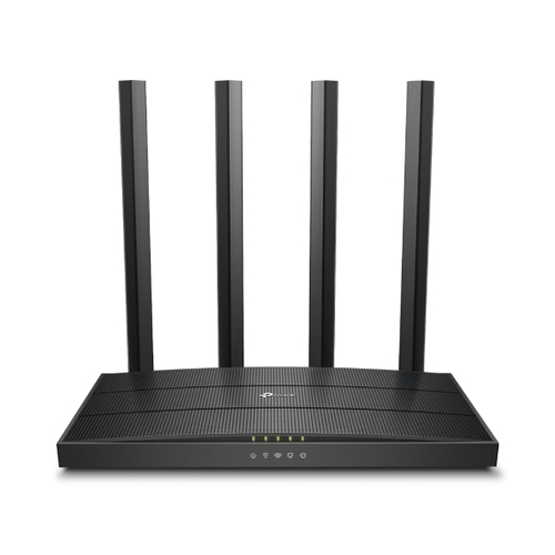 Tp-Link  Router inalámbrico AC Wave 2 1900 doble banda 1 puerto WAN 10/100/1000 Mbps y 4 puertos LAN 10/100/1000 Mbps, MIMO 3X3, Beamforming