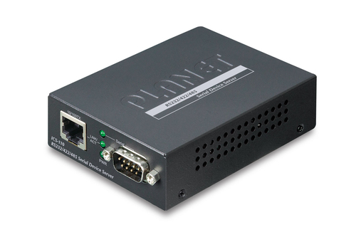 PLANET  Convertidor de Medios de RS-232/ RS-422/ RS-485 a Fast Ethernet, Administración Web, SNMP y Telnet