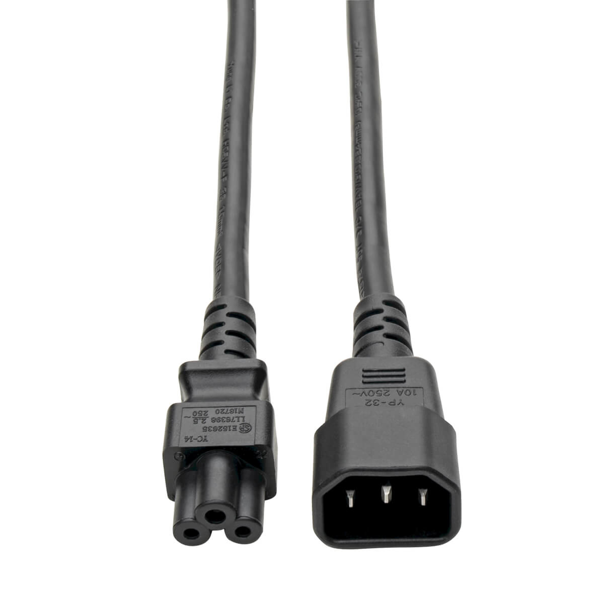 Tripp Lite P014-006 Cable Adaptador de Alimentación para Laptop, Adaptador C14 a C5 - 2.5A, 250V, 18 AWG, 1.83 m [6 pies], Negro