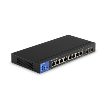 Linksys LGS310MPC Gestionado L3 Gigabit Ethernet (10/100/1000) Energía sobre Ethernet (PoE) Negro