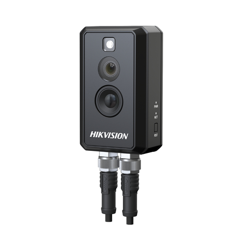 Hikvision  Cubo IP Dual / Térmica 1.8 mm (160 x 120) / 2ºC de Precisión / Óptico 1.29 mm (2 Megapixel) / PoE / Termométrica / Ideal para Sites o Lugares Pequeños