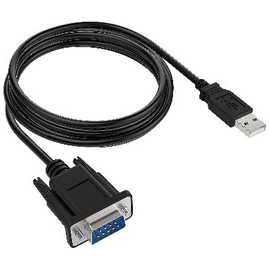 BRobotix 963579 cable serial Negro USB tipo A DB-9