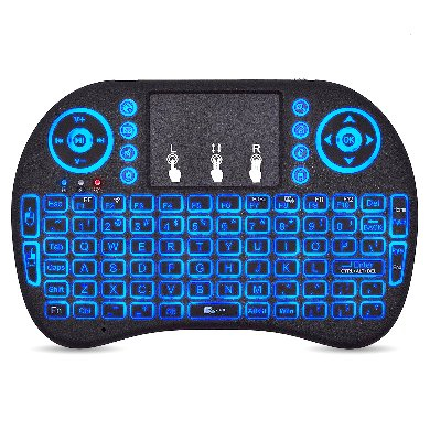 BRobotix 963814 teclado RF inalámbrico Negro