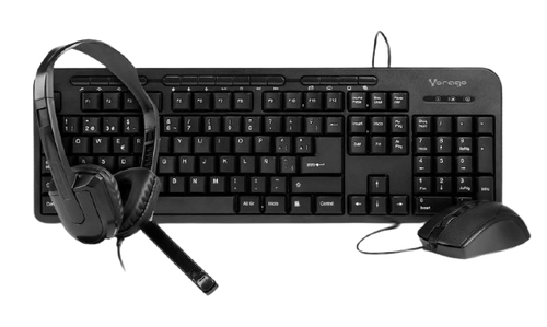Vorago KIT-KM-HS teclado USB Español Negro