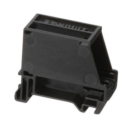 Panduit  Adaptador de 1 Puerto, Para Conectores Tipo Mini-Com, Blindado, Montaje en Riel Din Estándar de 35mm, Color Negro