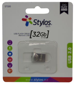 Stylos STMUS41S unidad flash USB 32 GB USB tipo A 2.0 Acero inoxidable