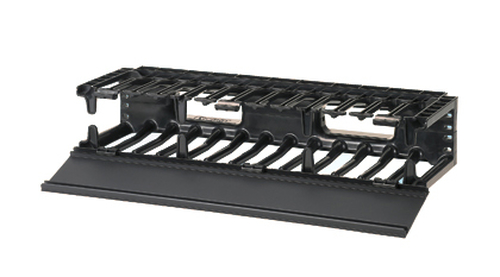 PANDUIT  Organizador de Cables Horizontal NetManager de Alta Densidad, Sencillo (Solo Frontal), Para Rack de 19in, 2UR
